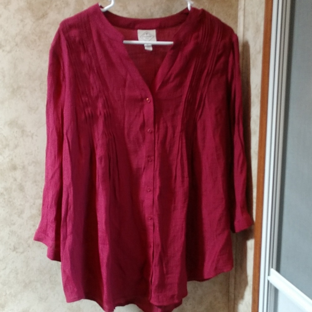 🛍️NWT🛍️ St John's Bay blouse